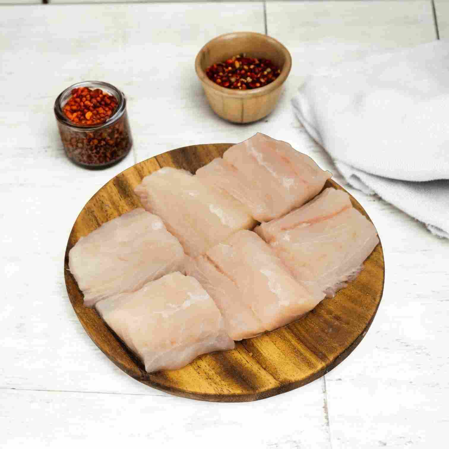 Bhetki (Sea Bass) - Fillet, Paturi Cut